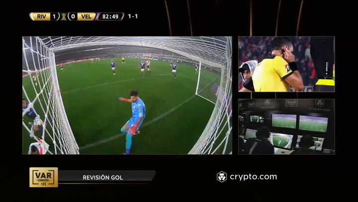 El gol de River contra Vélez que terminó siendo anulado por el VAR
