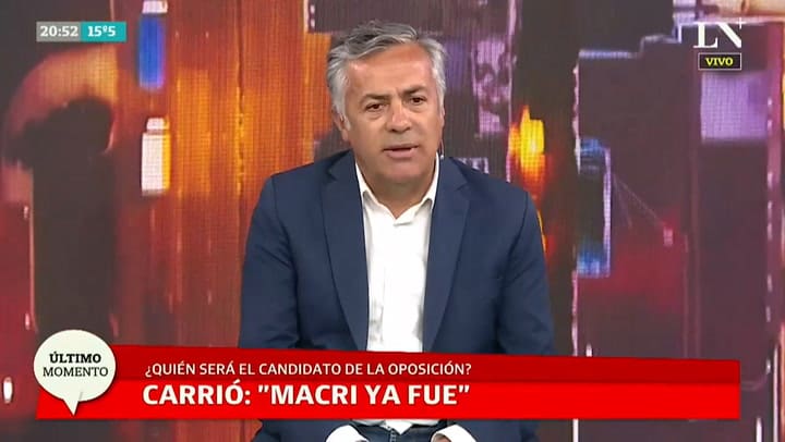 Cornejo sobre Macri: 'No podemos tirar un presidente por la ventana'