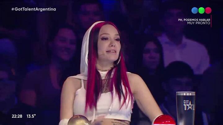 El truco 'tecnológico' de Abril en Got Talent Argentina (Telefe)