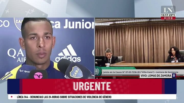 Sebastián Villa fue condenado a 2 años y un mes