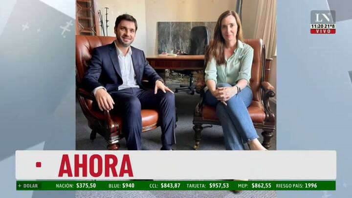 Victoria Villarruel se reunió con Ignacio Torres en busca de adhesiones en el Senado