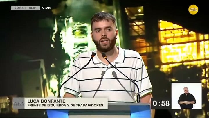 Presentación Luca Bonfante, Frente De Izquierda Y De Trabajadores