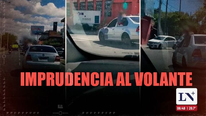 LN+: imprudencia al volante