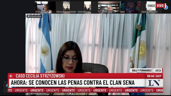 Se conocieron las penas para el clan Sena