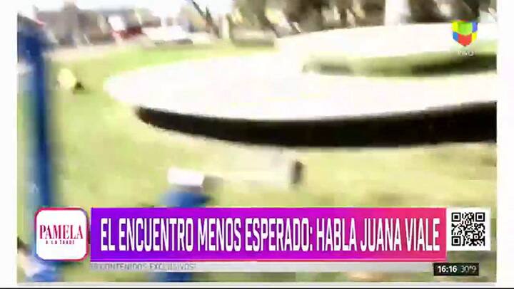 El encuentro menos esperado Juana Viale y Fede Bal. Las declaraciones de Juana. Fuente: America TV