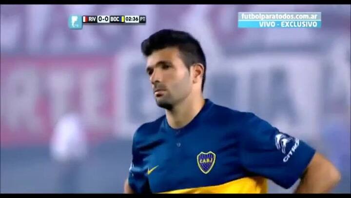 El penal que Barovero le atajó a Gigliotti en 2014 - Fuente: Fútbol para todos