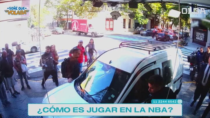 Una camioneta casi se incrusta en Olga: así fue la reacción de Migue Granados en vivo