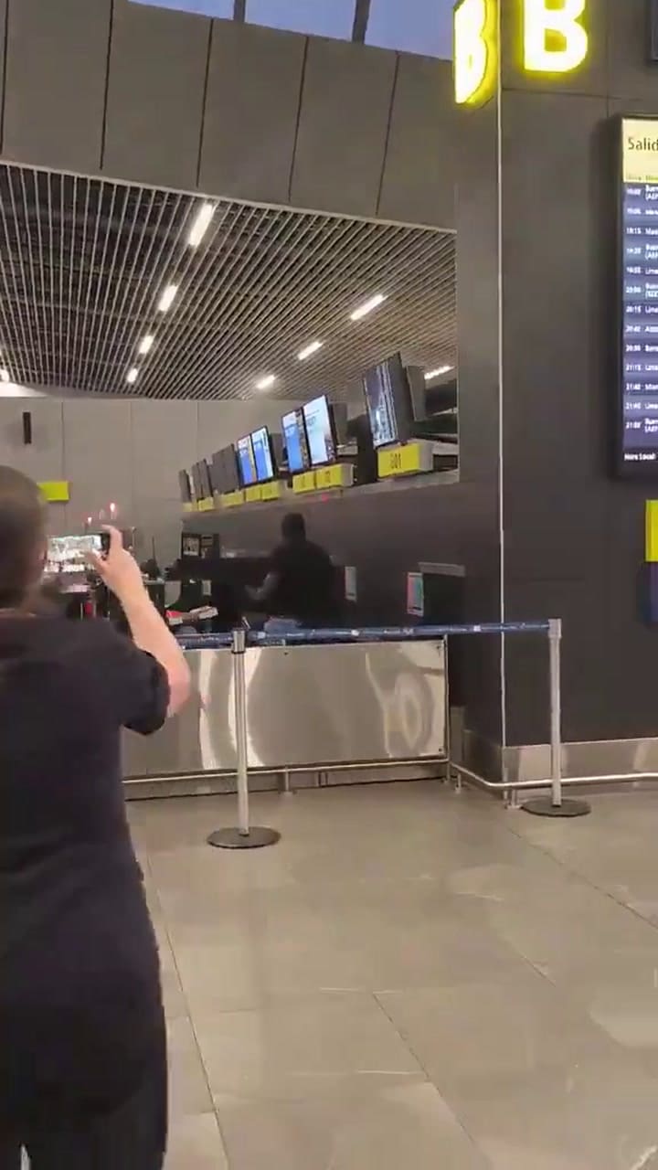 Un ciudadano haitiano generó destrozos en el Aeropuerto de Santiago de Chile