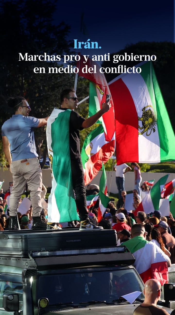 Tensión en Irán. Marchas pro y anti gobierno en medio del conflicto