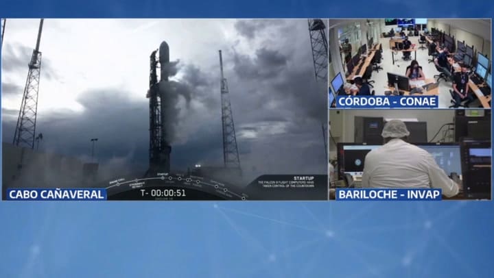 Así fue el exitoso lanzamiento del nuevo satélite argentino Saocom 1B