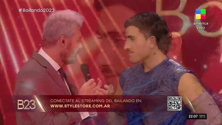 Tomás Holder en la previa a su presentación en el Bailando