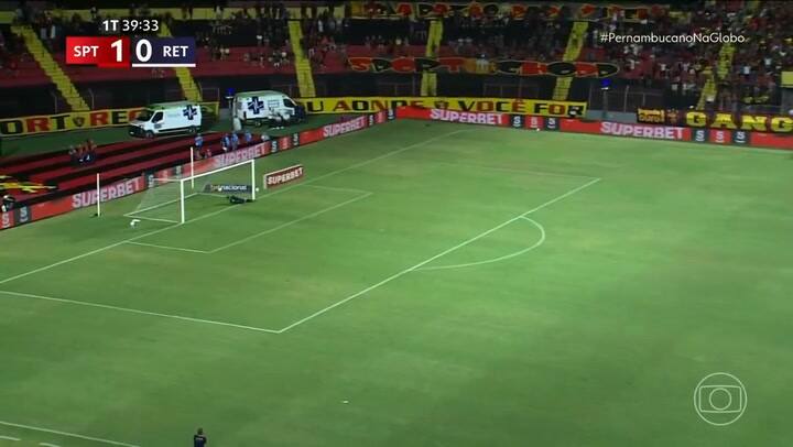 El gol de Lipao para el Sport Recife en el Campeonato Pernambucano