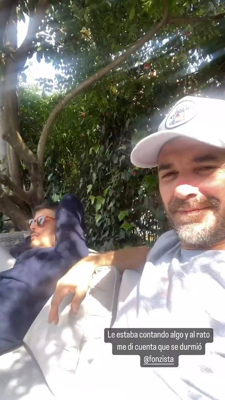 Pedro Alfonso subió divertidas historias junto a Tomás Fonzi en Instagram