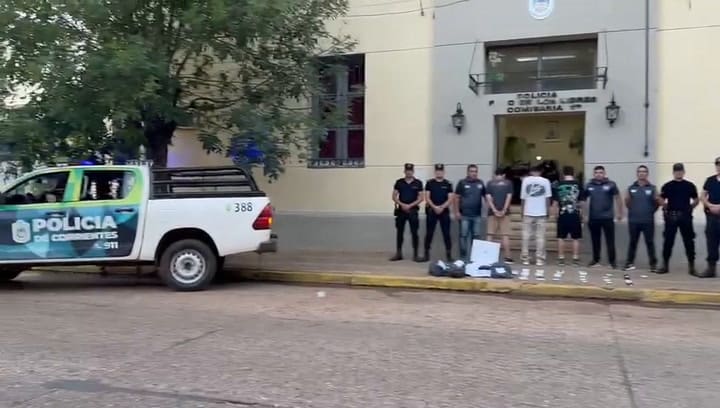 La detención de los dos sospechosos