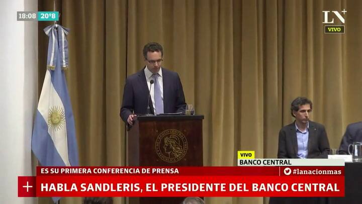 El primer anuncio de Guido Sandleris, el nuevo presidente del Banco Central