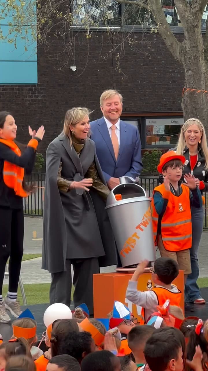 La divertida jornada de los reyes de los Países Bajos