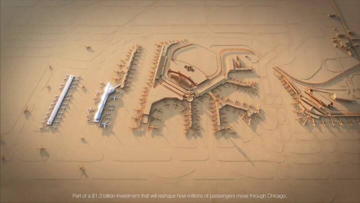 Las reformas en el Aeropuerto O'Hare de Chicago