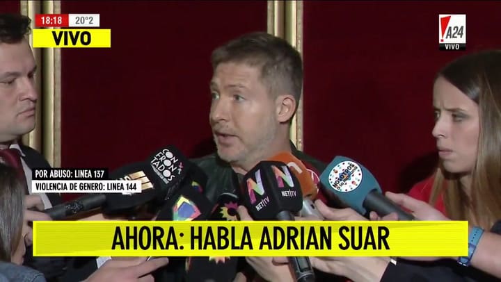 Adrían Suar hablo sobre Darthes: 'No lo volvería a contratar' - Fuente A24