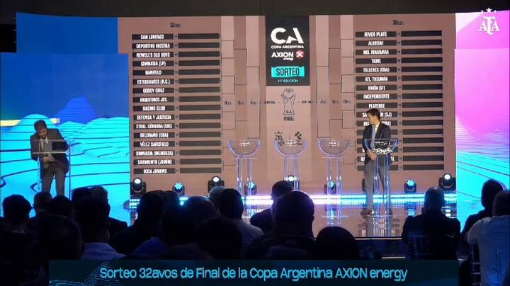 Copa Argentina: el blooper de un dirigente de la AFA en el tramo final del sorteo que se hizo viral