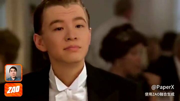 La aplicación china que pone tu cara en las más famosas películas. Fuente: Twitter