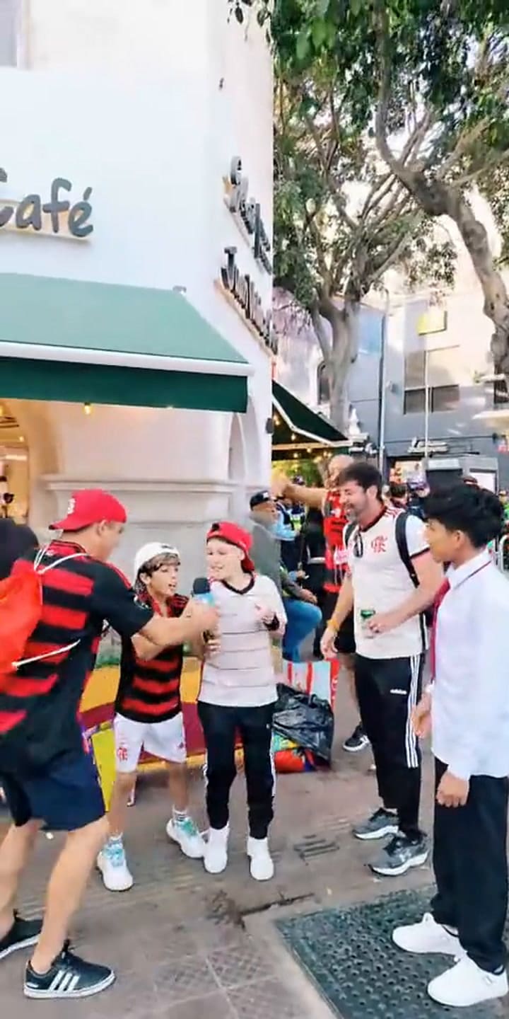 Las entrevistas del Pol Deportes a los hinchas de Flamengo