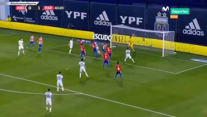 El gol de Paraguay desde la tribuna de enfrente