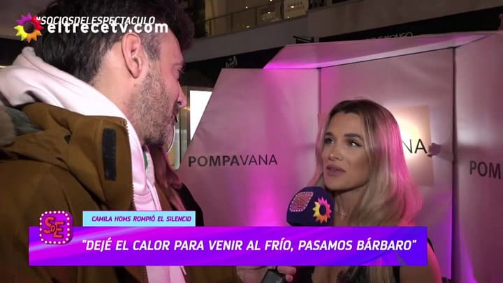 Camila Homs habló por primera vez de su separación con Rodrigo de Paul