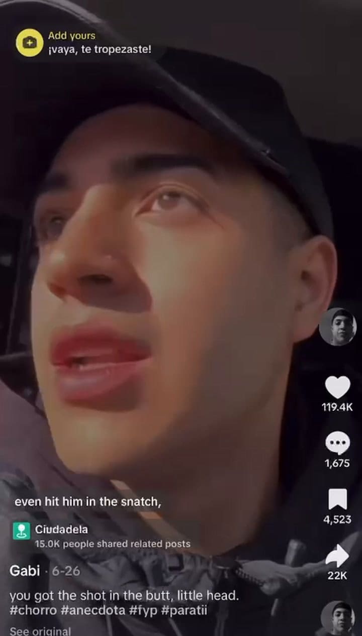 Gabriel Ávalos explica cómo recuperó su celular robado