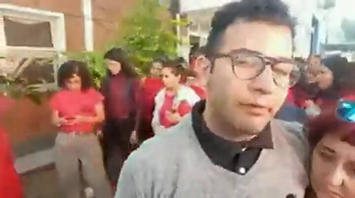 César Sena, después de declarar en la causa por la desaparición de su esposa