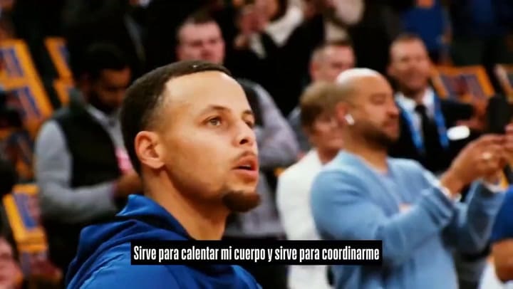 Los secretos de Curry antes de salir a jugar un partido