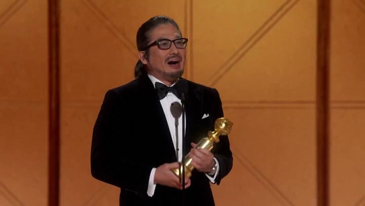 ¡Felicitaciones a Hiroyuki Sanada por ganar el premio al Mejor Actor Masculino de Televisión - Serie Dramática!