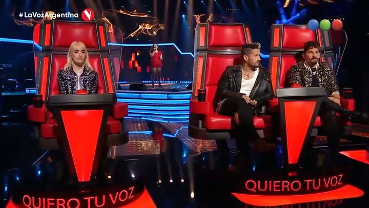 Montaner y Lali involucraron a los padres de una participante para tenerla en su equipo