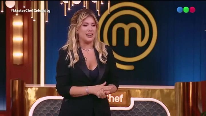 El emotivo momento de Wanda Nara y Maxi López en la semifinal de MasterChef Celebrity