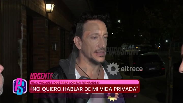 Nico Vázquez rompió el silencio y habló de los rumores de romance con Dai Fernández