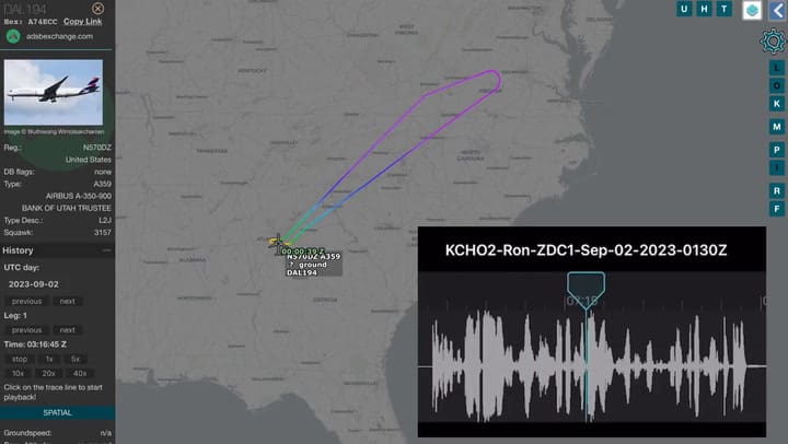 El piloto informó a la torre de control sobre un 'riesgo biológico' en el avión