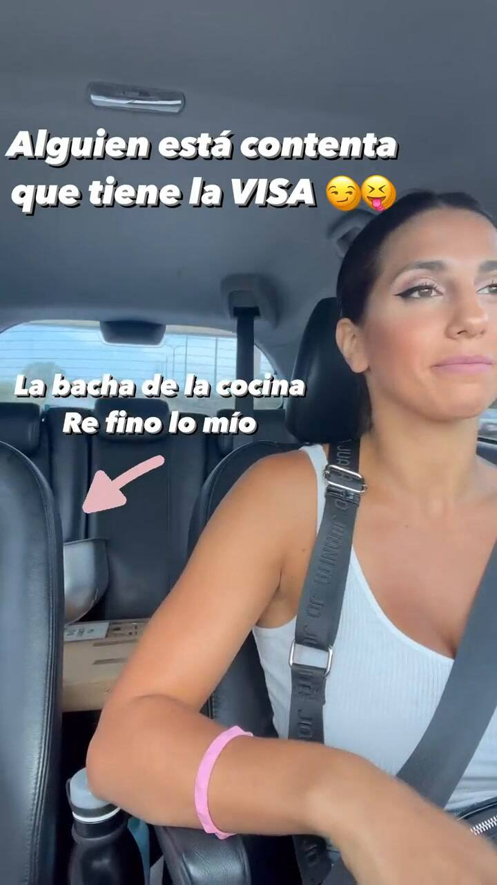 Cinthia Fernández recibió la visa para viajar a Estados Unidos y celebró de una particular manera