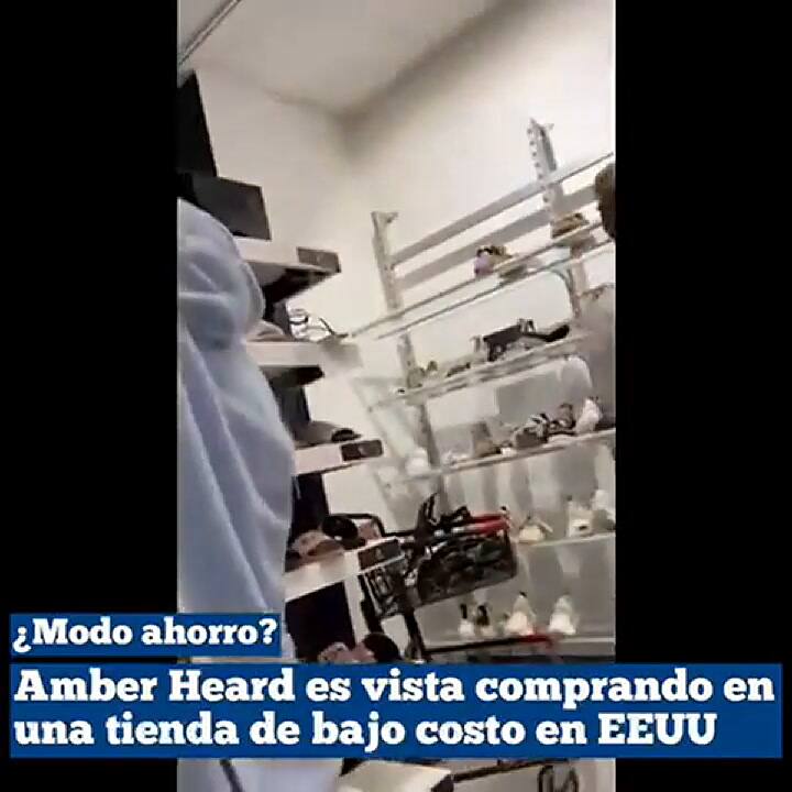 Amber Heard de compras en TJ Maxx