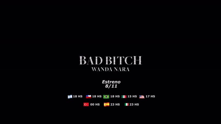 Wanda Nara lanza Bad Bitch, su primera canción