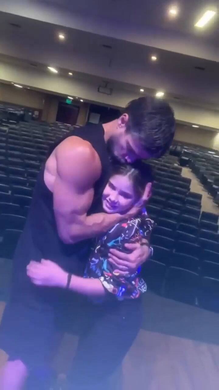 Luciano Castro mostró un video junto a su hija Esmeralda (IG:@castrolucianok)