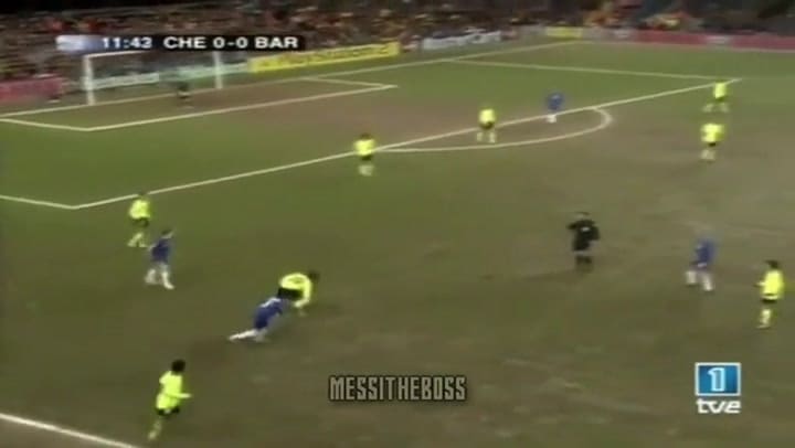 El partido consagratorio de Messi ante Chelsea, en la Champions League 2006