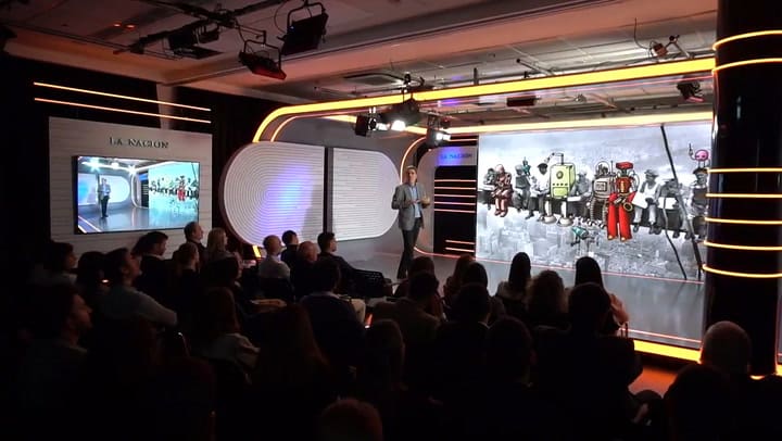 La presentación de Sebastián Campanario