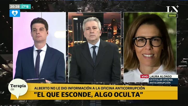Laura Alonso: 'Es escandaloso que Beraldi esté en esa comisión de notables'