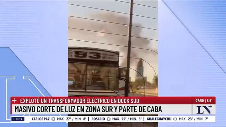 Corte de Luz en CABA y el conurbano