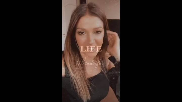 Catherine Fulop presente saludando a sus seguidores en Instagram