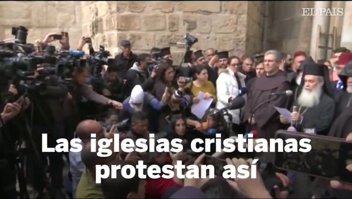 Cierre indefinido del Santo Sepulcro (fuente: El País)