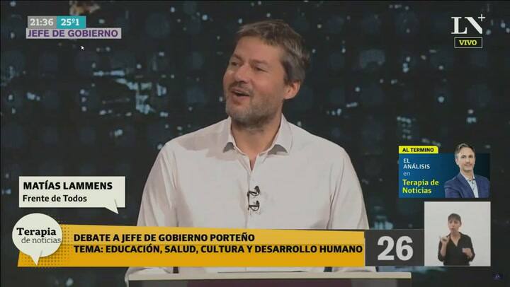 La pregunta de Lammens a Larreta sobre salud y educación