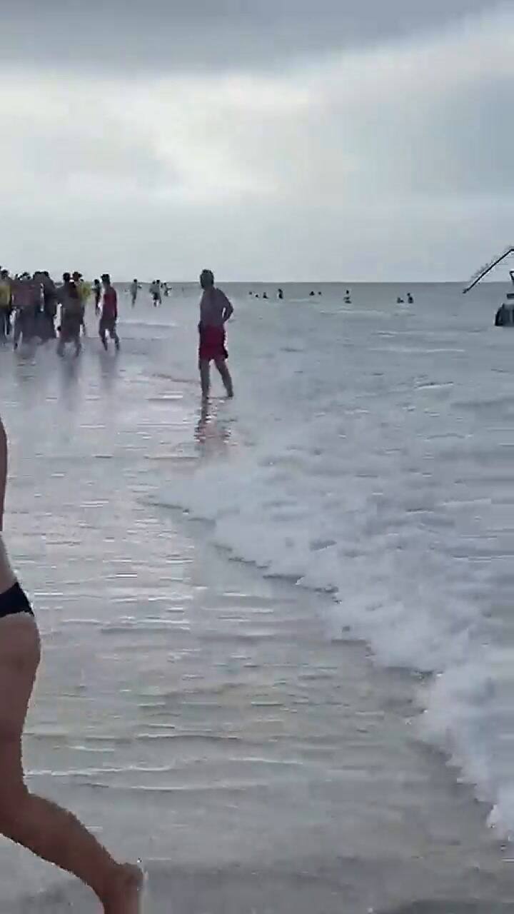 Cayó un helicóptero en Florianópolis