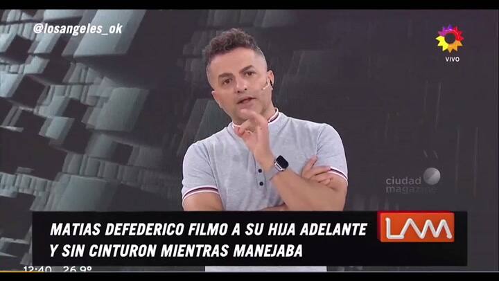 Cintinthia Fernabdez enojada con Matias De Federico