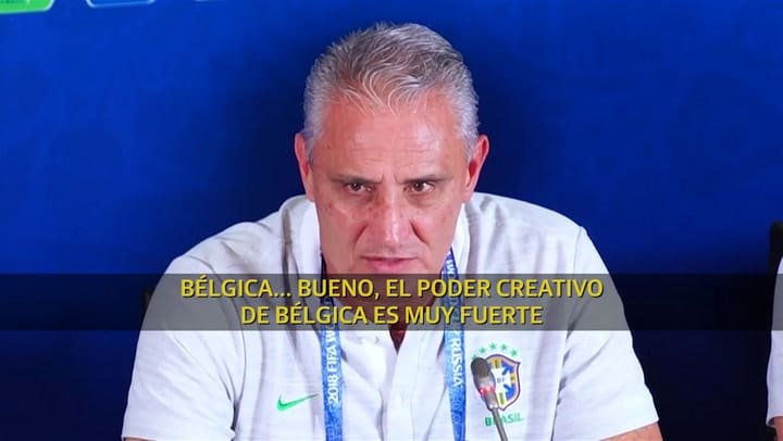 Previa Brasil - Bélgica (Tité, Roberto Martínez y Lukaku)