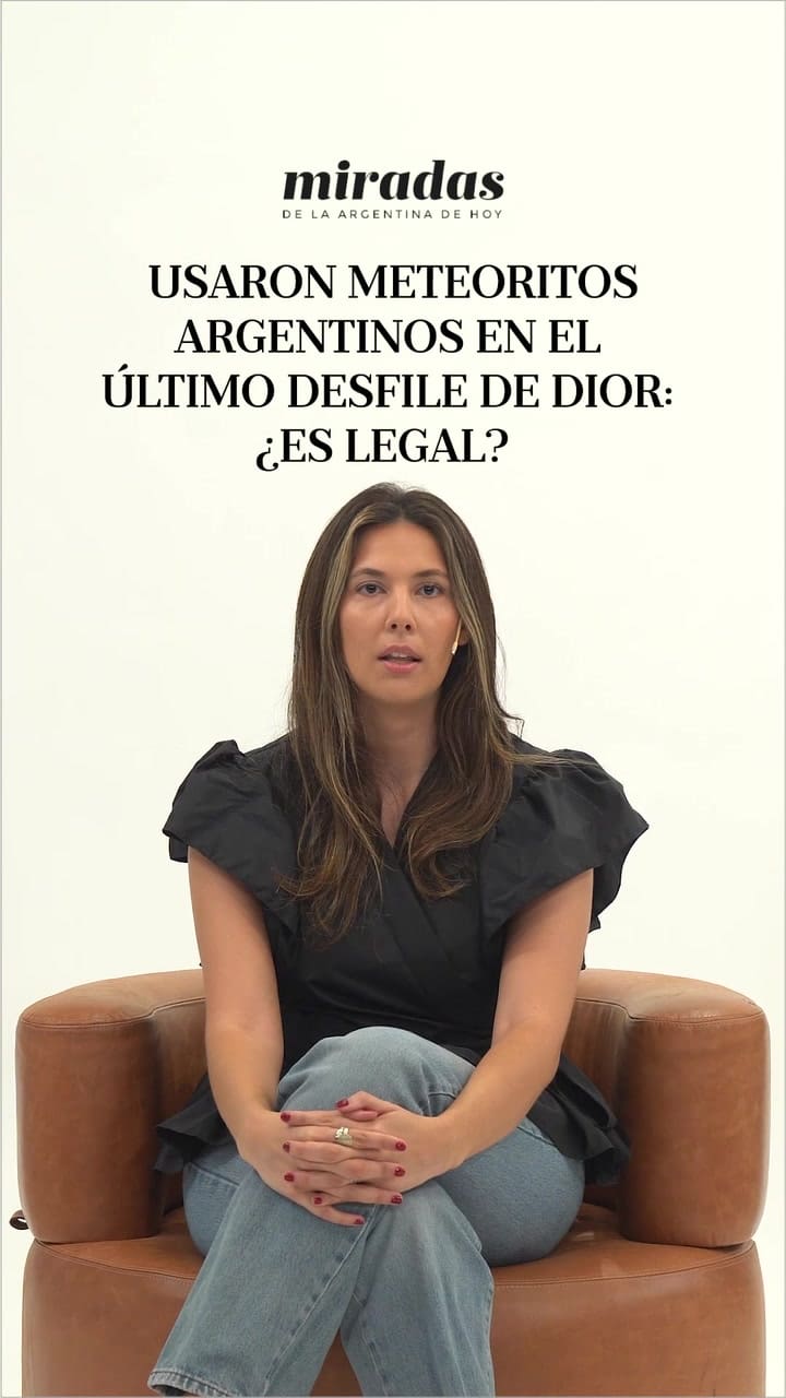 Meteoritos argentinos en Dior: lujo, patrimonio cultural y la polémica que sacudió la moda